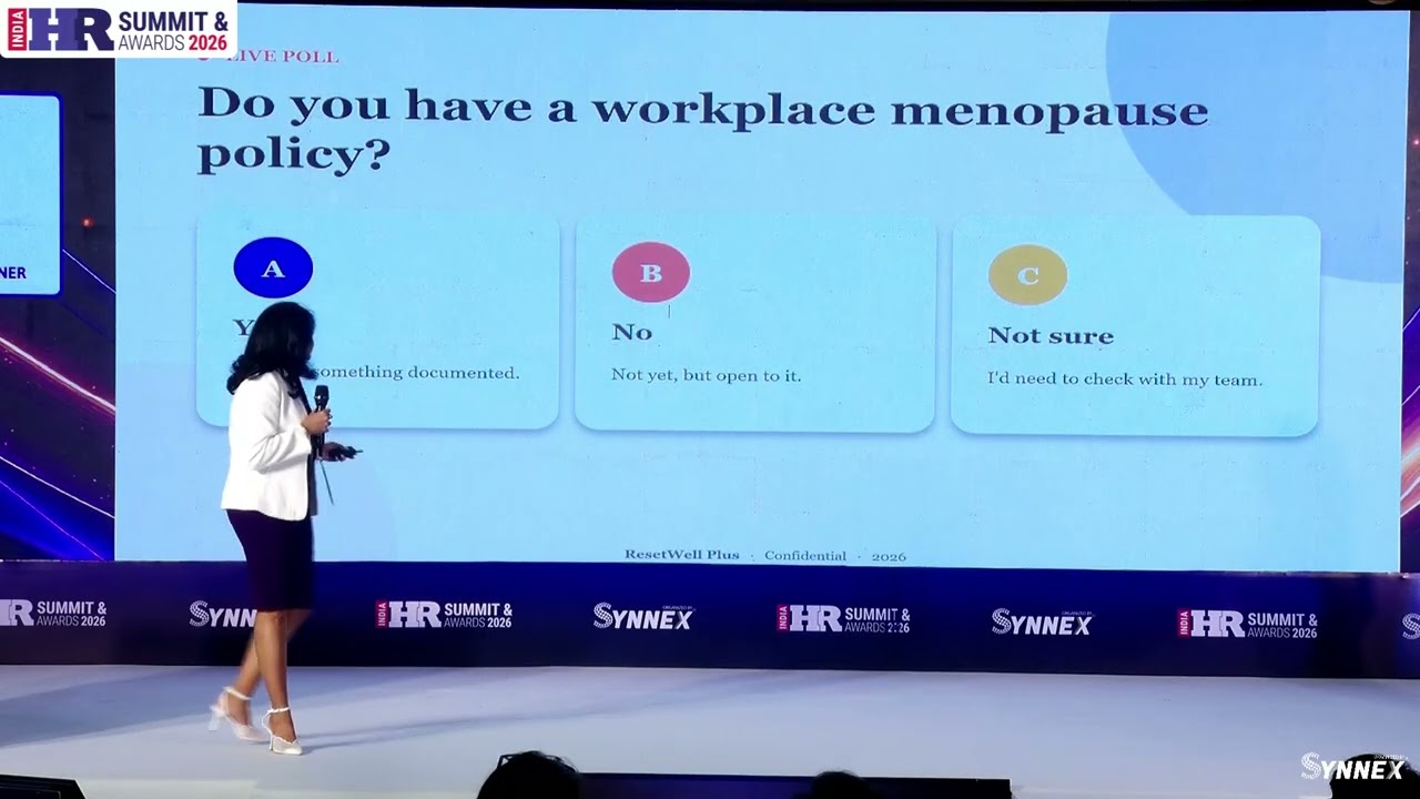 Menopause & The Workplace | Transforming Women’s Health | ResetWell Plus | India HR Summit 2026